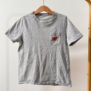 Vineyard Vines Heather Gray Pocket Tee